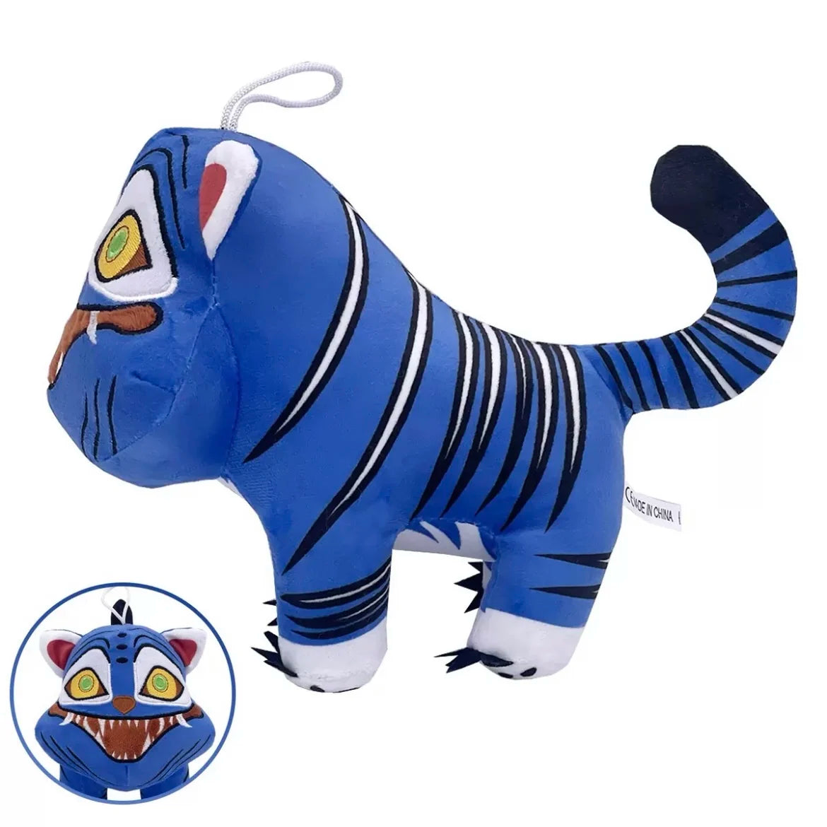 TreasuringU New hot Kpop Demon Plush Toys Game Hunters Tiger Stuffed Toy Doll Blue Tiger Animals Plushie Birthday Gifts
