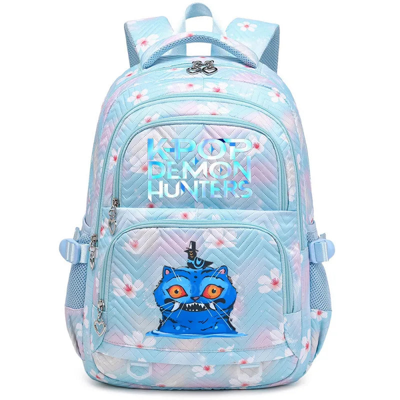 K-Pop Demon Hunters Boys Girls Backpack Huntrix Travel Knapsack Schoolbag Rucksack Women Shoulder Bag Halloween Birthday Gifts