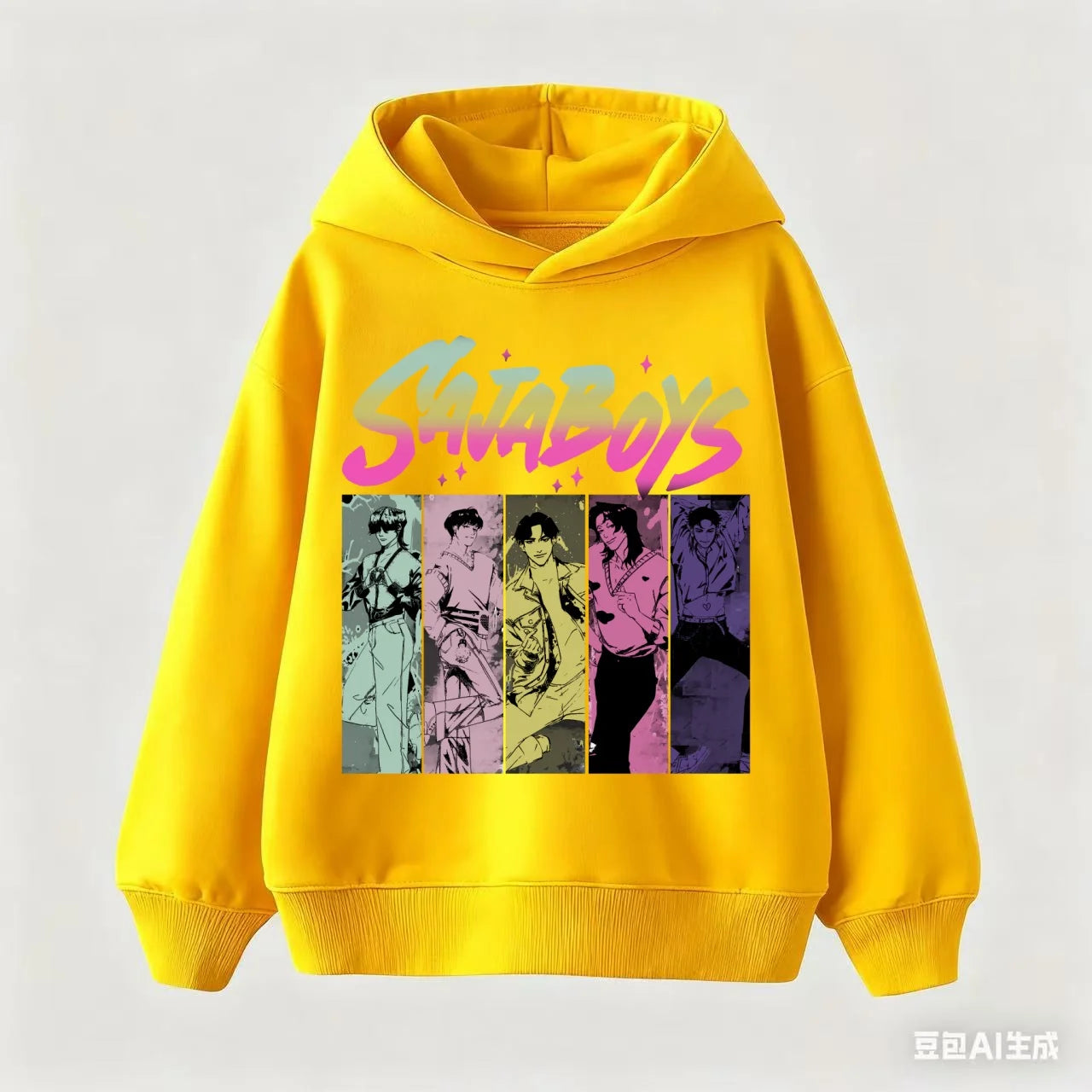 Kids Boys Girls Anime Clothes Kpop Demon Hunters Casual Fashion Warm Autumn Winter Sweatshirt Hoodie