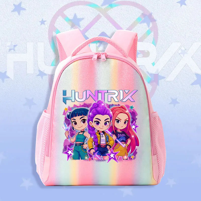 Schoolbag KPop Demon Hunters Children's Backpack Rainbow for K-POP HUNTR/X Rumi Mira Zoey Backpack Gifts Bag Shoulders Bag
