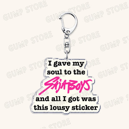 Hot Kpop Demon Hunters Huntrix Saja Boys Keychains for Accessories Jewelry Rumi Zoey Jinu Mira Sold My Soul Keyrings Fans Gifts