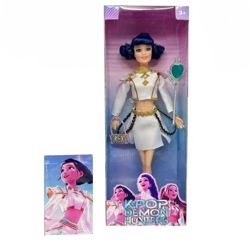 2025 NEW With# Delicate Texture Anime* 30CM K-Pop Demon' Hunters&Doll Vinyl Toy.Rumi Mira Zoey; Birthday Surprise Gift For Girls