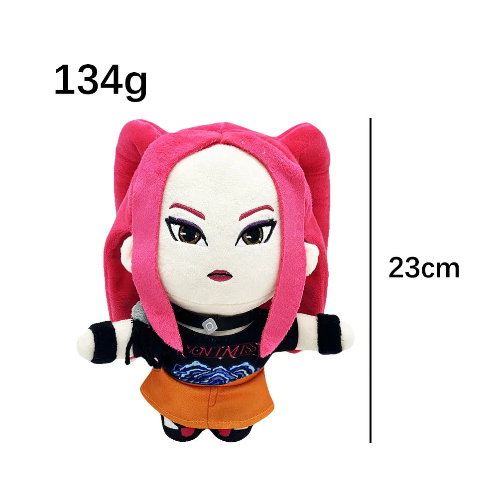Kpop Demon Hunters Rumi Plush Cute Demon Hunter Saja Boys Plushie Cartoon Tiger/Bird Stuffed Doll Soft Home Decor Toy Kids Gift