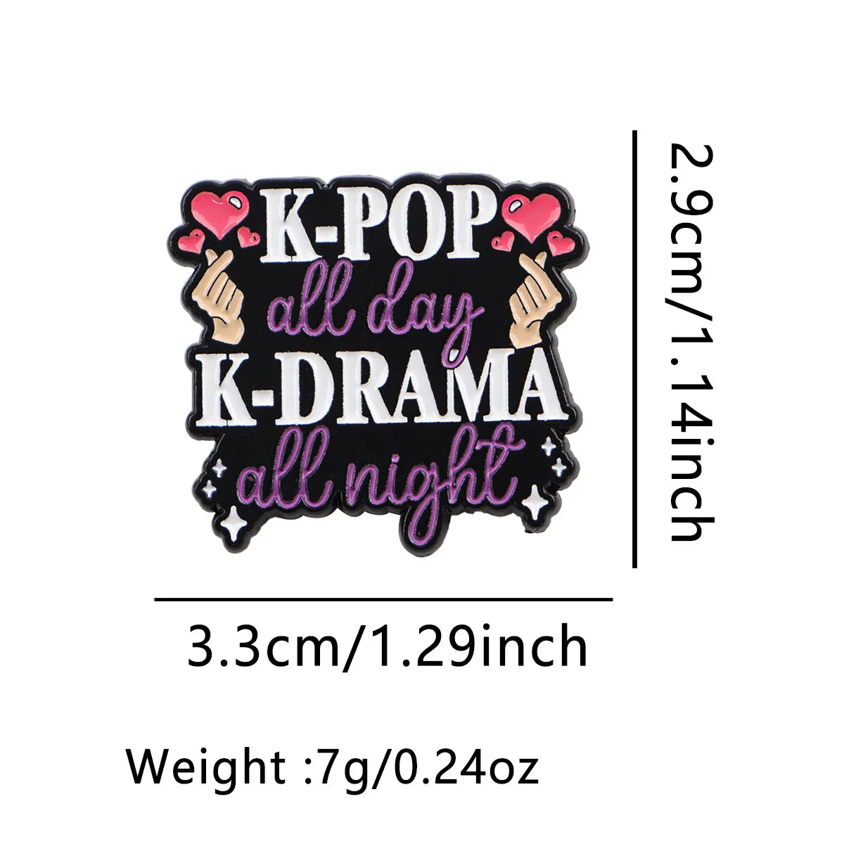 Kpop Demon Hunters Brooch Pines Lapel Pins Badge on Backpack Clothing Accessories Fashion Jewelry Friends Gifts Decorations Gift