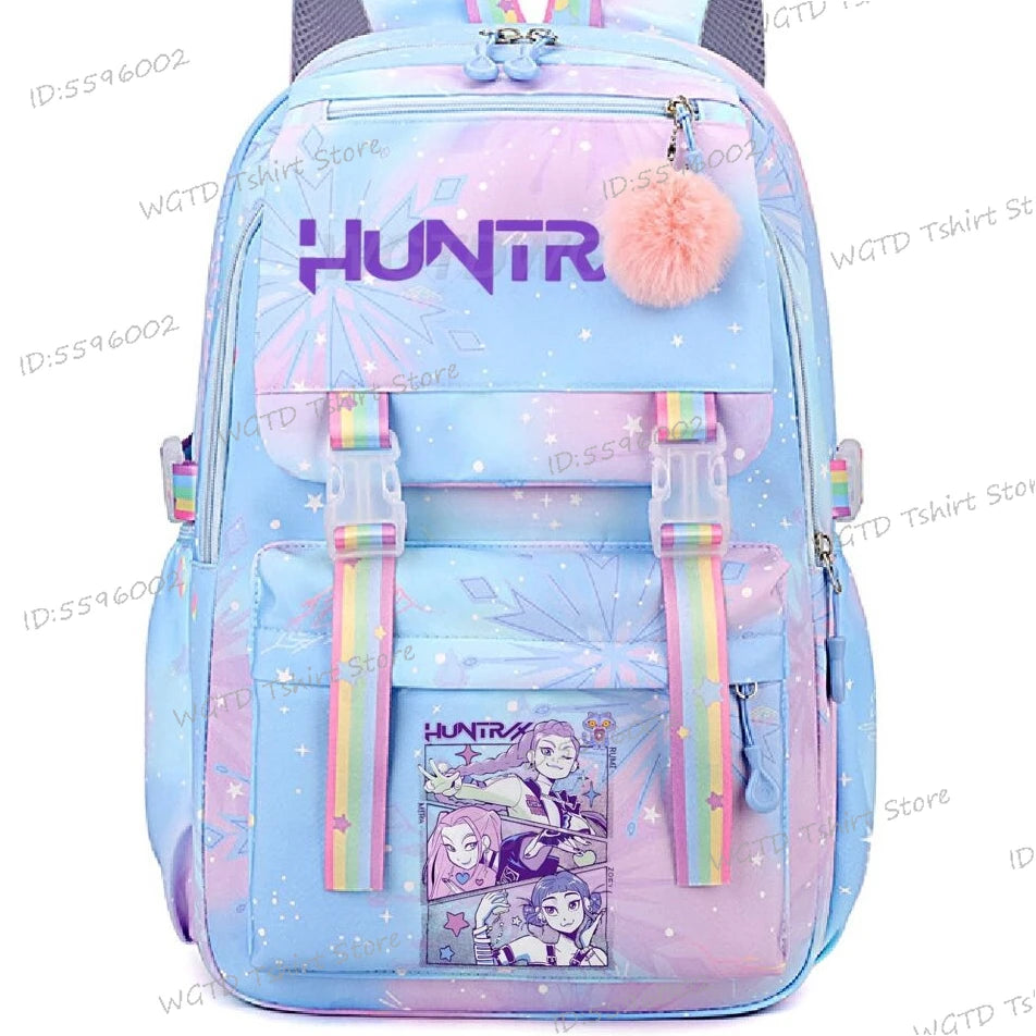 Cartoon Girls School Bags KPop Demon Hunters Students Backpacks 2025 New Fashion Knapsack Bag School Backpacks Daily Bagpack