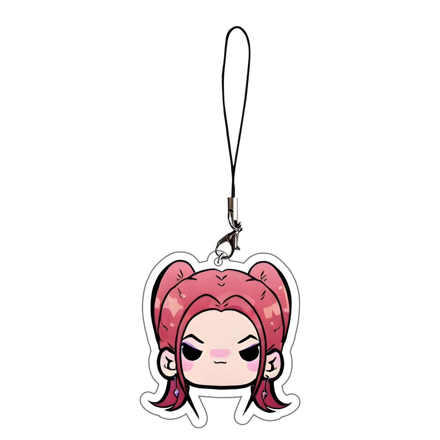 Anime KPop Demon Hunters Tiger Acrylic phone charm Pendant Keyring Jewelry Backpack Decorations Halloween Carnival Props Gifts