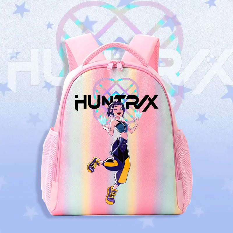 Schoolbag KPop Demon Hunters Children's Backpack Rainbow for K-POP HUNTR/X Rumi Mira Zoey Backpack Gifts Bag Shoulders Bag