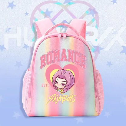 Schoolbag KPop Demon Hunters Children's Backpack Rainbow for K-POP HUNTR/X Rumi Mira Zoey Backpack Gifts Bag Shoulders Bag