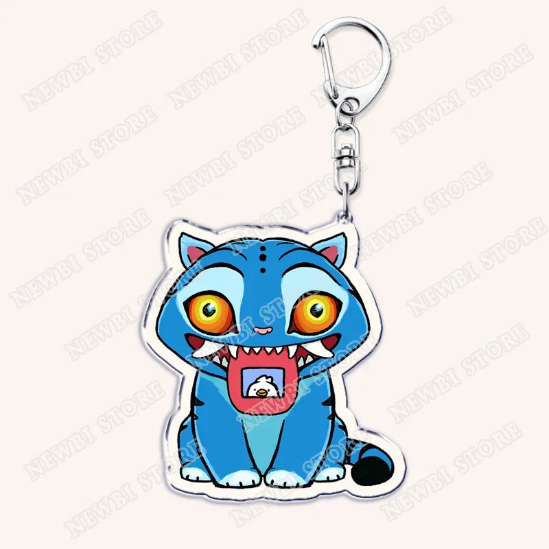 HOT Kpop Demon Hunters Huntrix Saja Boys Keychains for Accessories Bag Rumi Zoey Jinu Ramen Ramyeon Keyring Jewelry Fans Gifts