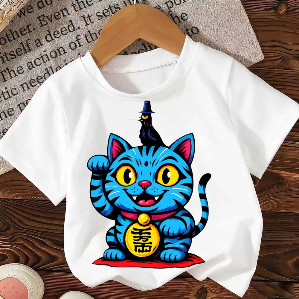 Kpop Demon Hunters Cartoon Tee Shirt Harajuku Cool Kids T-shirts Cotton Summer Tops Saja Boys Outfits Gift Baby Girl Boy Clothes