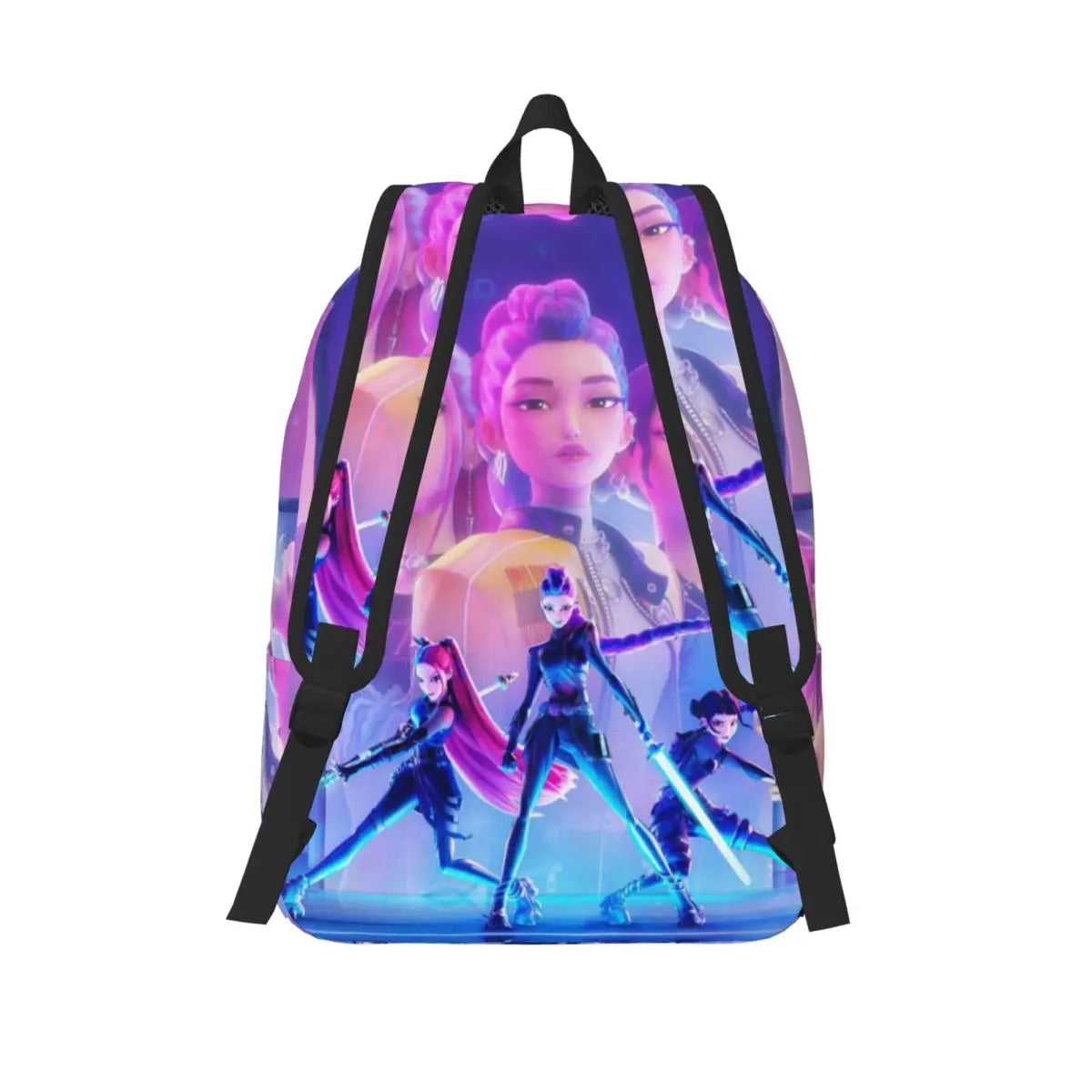 Kpop Demon Hunters Huntrix Backpack for Men Women Teenage Student Hiking Travel Daypack 2025 Movie Laptop Canvas Bags Outdoor