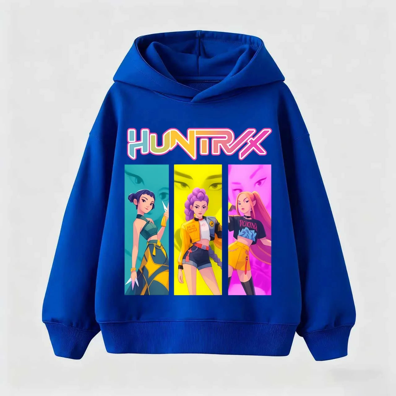 KPop Demon Hunters Hoodies Baby Girl Boy Clothes Fashion Casual Hooded Sweatshirts K-Pop Demon Hunters Pullover Kids Outfits Gif