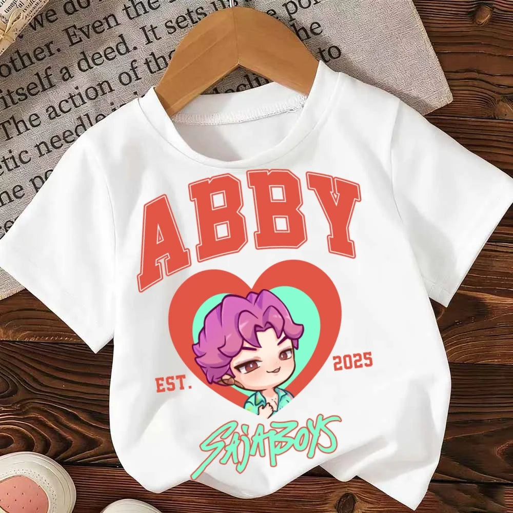 Fashion Movie Kids T-shirt KPop Demon Hunters Funny Gift for Fans Tshirt K-Pop Demon Hunters Clothes Cool Girls Tee Top