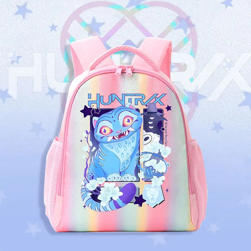 Schoolbag KPop Demon Hunters Children's Backpack Rainbow for K-POP HUNTR/X Rumi Mira Zoey Backpack Gifts Bag Shoulders Bag