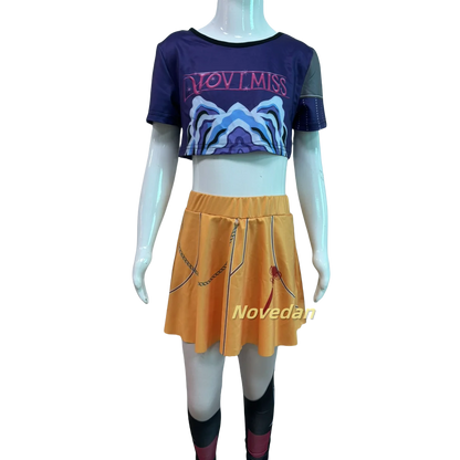 Huntrix Kpop K Pop Demon Hunters Rumi Zoey Mira Cosplay Costume Kids Girls Halloween Stage 3D Printed Pattern Role Play Clothes