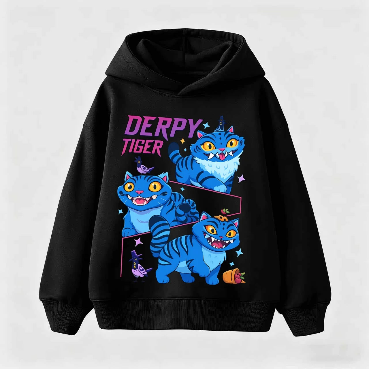 Hip Hop KPop Demon Hunters Hoodies Teenage Girls Boys Fashion Korean Style Streetwear Long Sleeve Kids Spring Autumn Hoody