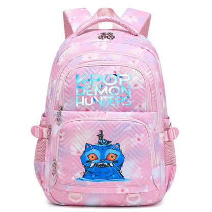 K-Pop Demon Hunters Boys Girls Backpack Huntrix Travel Knapsack Schoolbag Rucksack Women Shoulder Bag Halloween Birthday Gifts