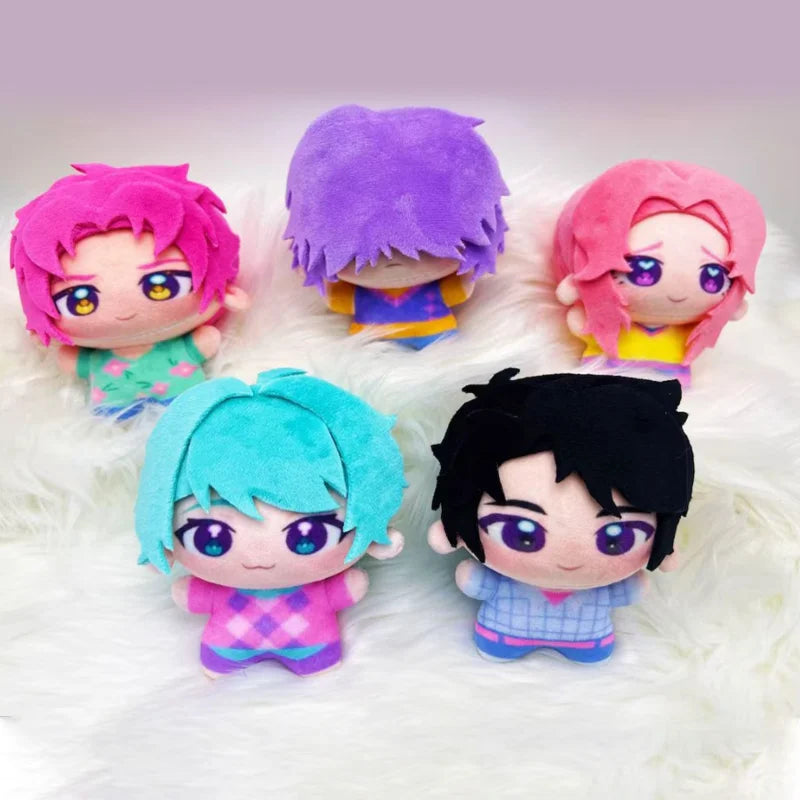 10CM Anime K-pops Demons Hunters Bag Pendant Plush Toy Cute Cartoon Soft Saja Boy Stuffed Dolls Movie Peripheral Toy Fans Gift