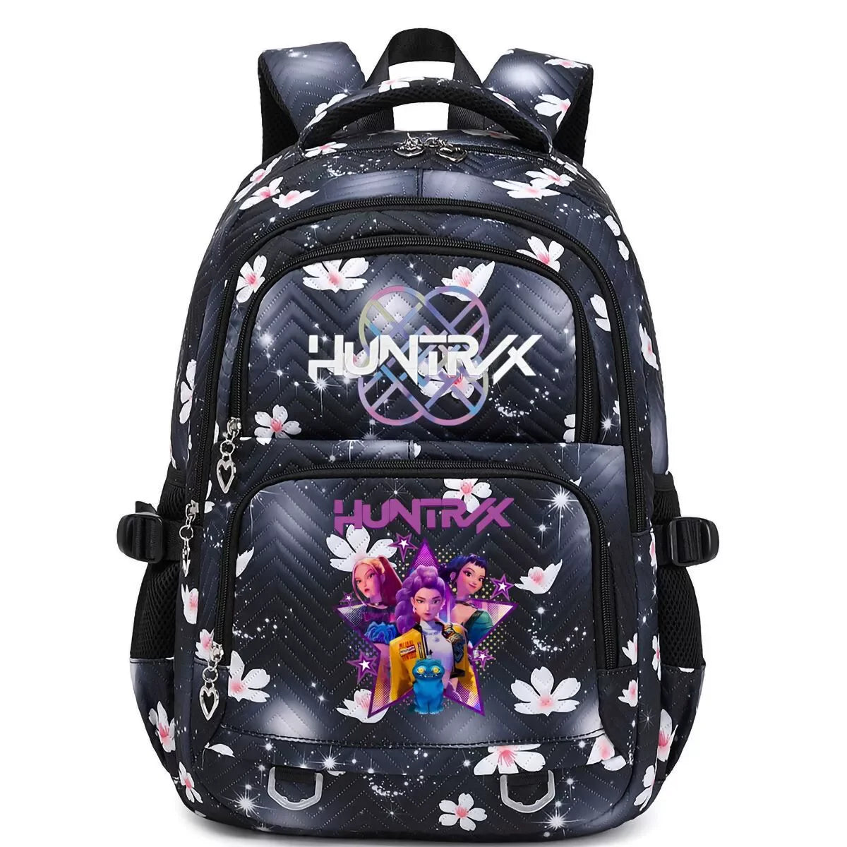 Kpop Demon Hunters Backpack Cartoon Rumi Mira Zoey HUNTR/X Saja Boys Print Schoolbag Large Capacity Student School Bas for Girls