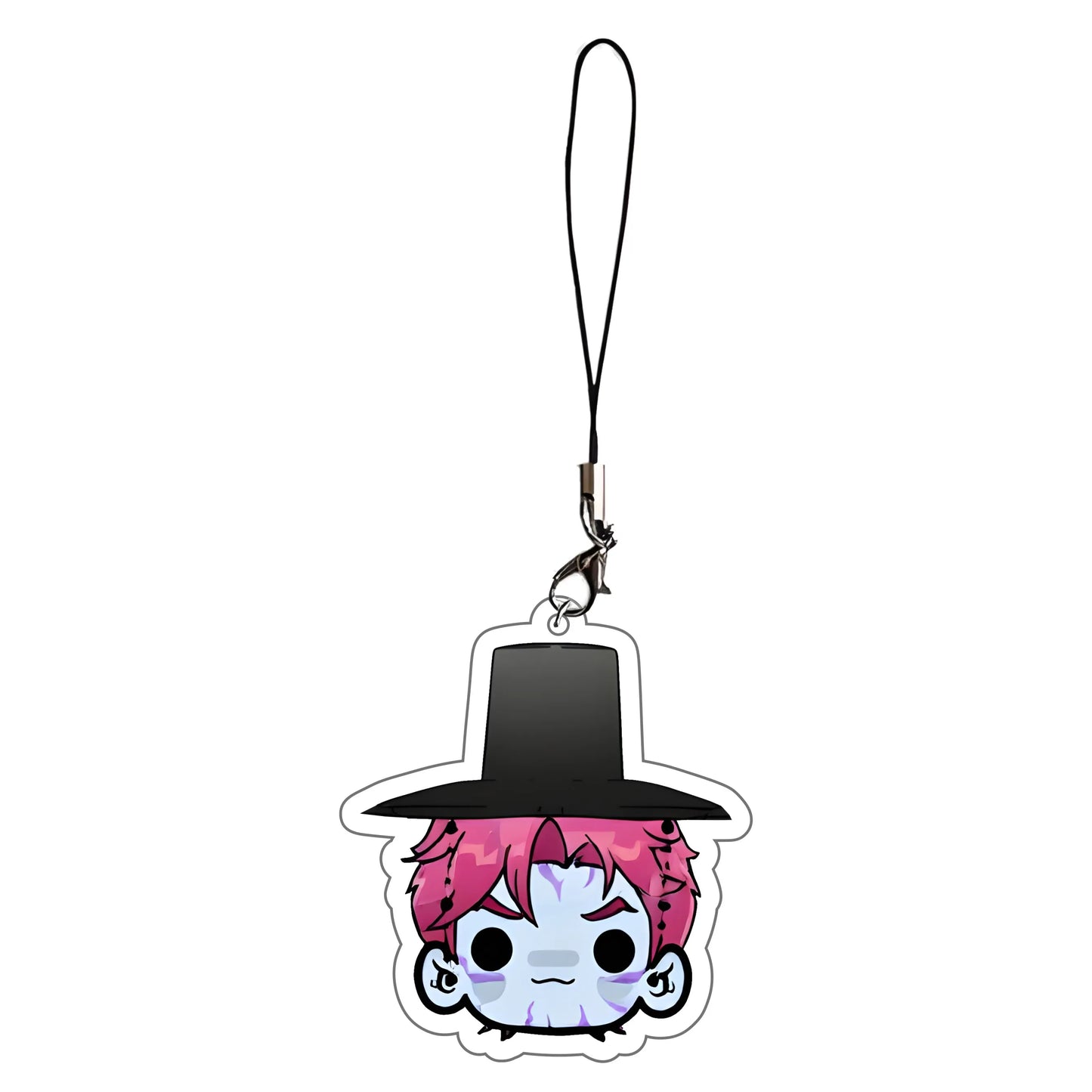 Anime KPop Demon Hunters Tiger Acrylic phone charm Pendant Keyring Jewelry Backpack Decorations Halloween Carnival Props Gifts