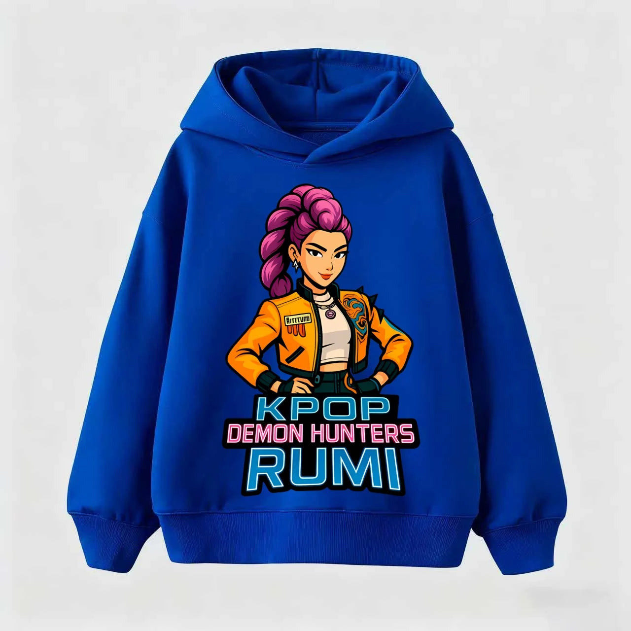 2025 KPop Demon Hunters Hoodie Fashion Rumi Sweatshirt Pullover Cute Long Sleeve Autumn Boys Girls Cartoon Y2K Hoody Sportswear