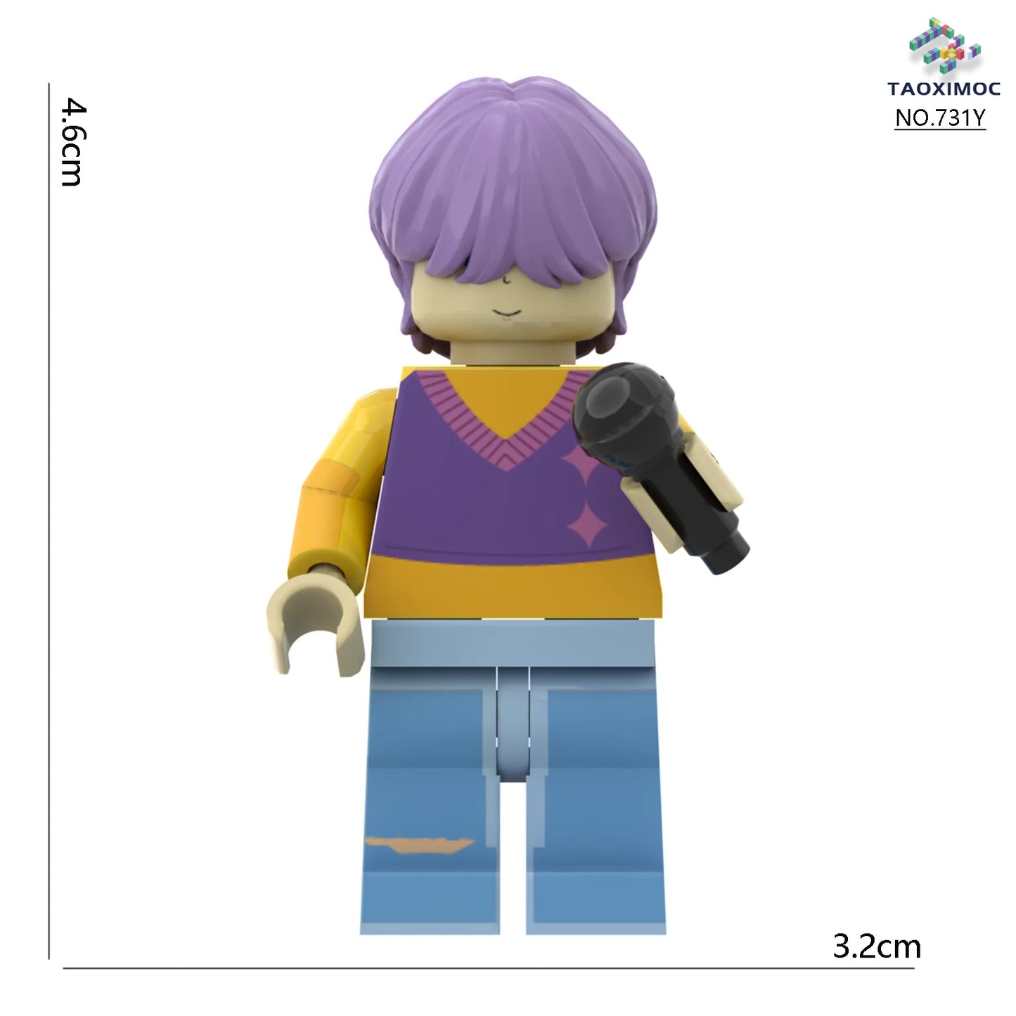 New product: KPop Demon Hunters Building Blocks, Rumi Assembly Model Doll, Building Blocks Toy