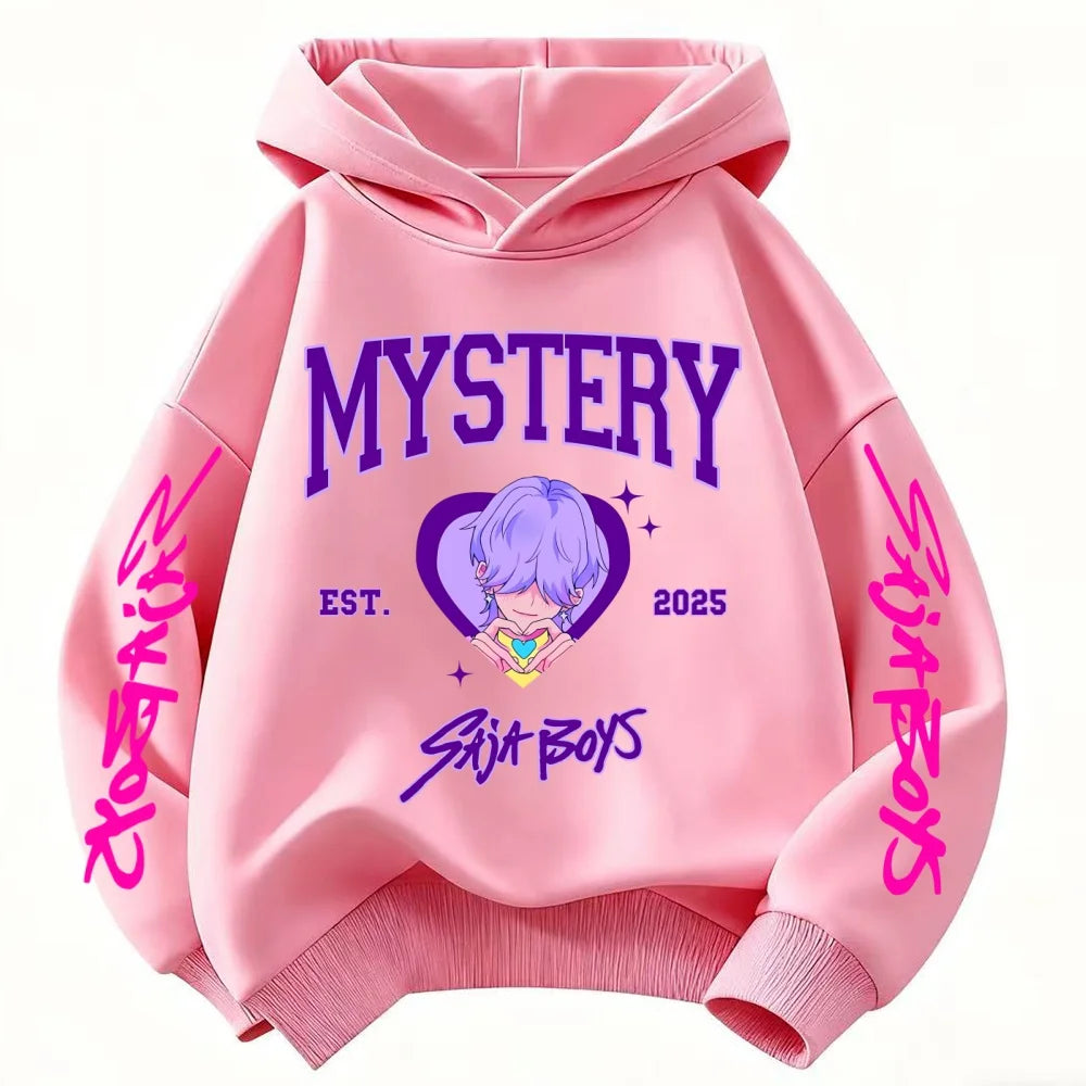 KPop Demon Hunters Hoodies for Kid's Autumn Winter New Cotton Hoodie Fashion 2025 Movie Hoody for Adult Kids Mother-to-be Top