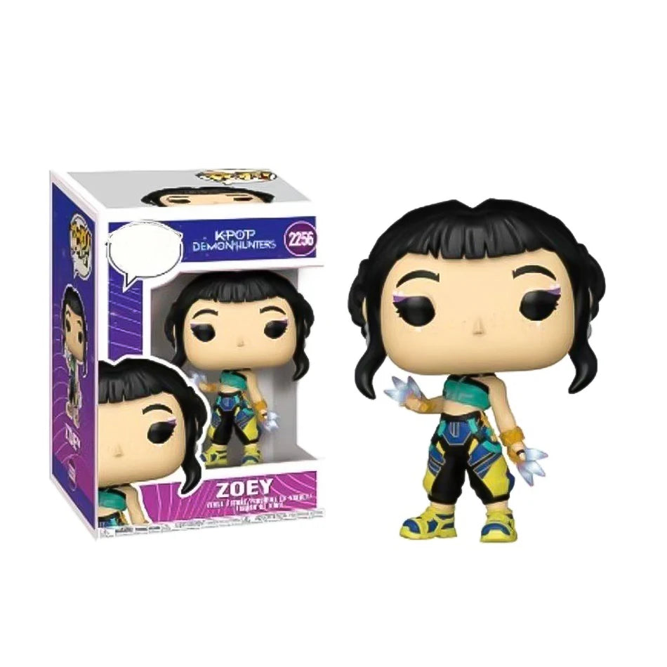 1-6pcs K-pops Demons Hunters Anime Figure Rumi Zoey Mira Saja Boys Action Figure Cosplay Vinyl ornament Figures Toy fan gifts