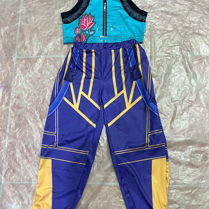 Huntrix Kpop K Pop Demon Hunters Rumi Zoey Mira Cosplay Costume Kids Girls Halloween Stage 3D Printed Pattern Role Play Clothes