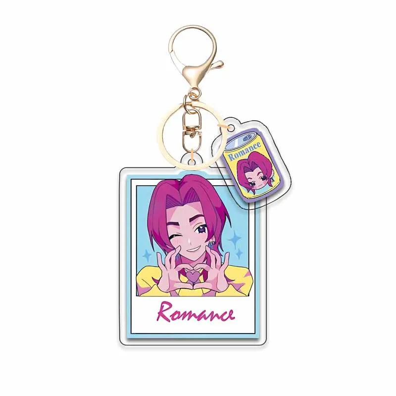 KPop Demon Hunters Kawaii Saja Boys Superstar Zoe Rumi Mira Acrylic Keychain Unters HUNTR/X Baby Keyring Huntr-X Bag Pendant