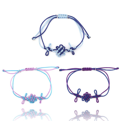 K-Pop Demon Hunters Bracelet Idol Squad Cord Bracelet Witch Slayer Adjustable Lucky Knot Talisman For Protection & Strength