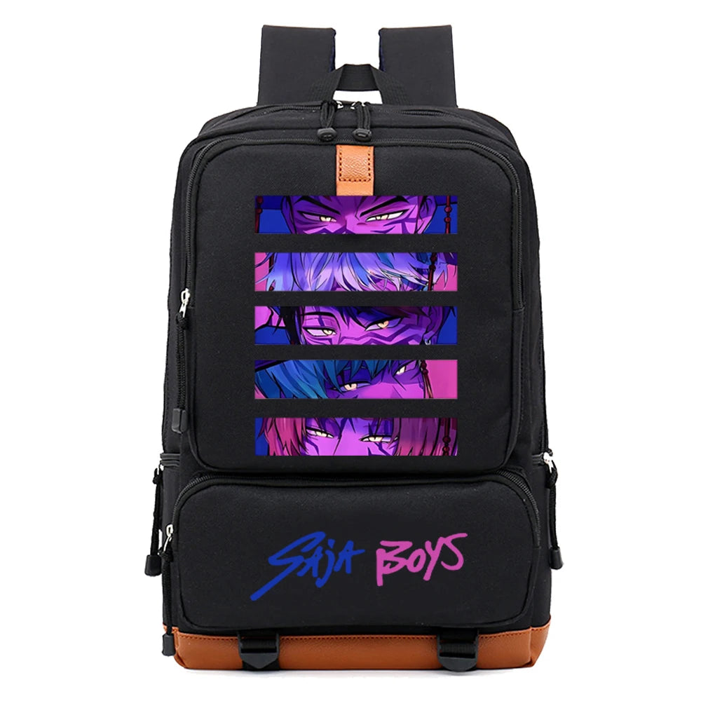 Kpop Demon Hunter Saja Boy Schoolbag Backpack Laptop Teens Student Book Bag Gift