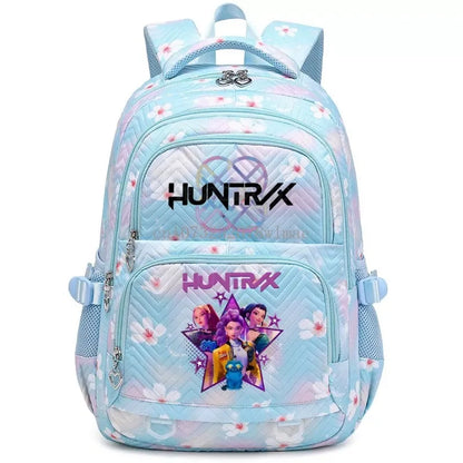 Kpop Demon Hunters Backpack Cartoon Rumi Mira Zoey HUNTR/X Saja Boys Print Schoolbag Large Capacity Student School Bas for Girls