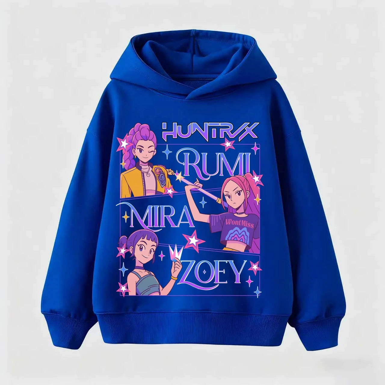 KPop Demon Hunters Hoodies Kids Clothes Kawaii Cartoon Sweatshirt Harajuku Fashion Streetwear Boys Girls Casual Pullover Coat