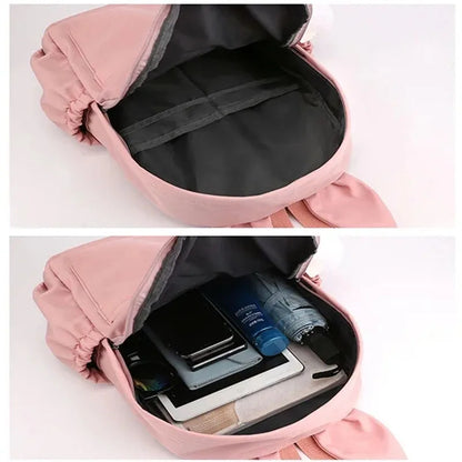 KPop Demon Hunter Backpack for Girls Boys Children Rucksack Casual School Bags Travel Rabbit Ears Backpacks Mochila gift bags