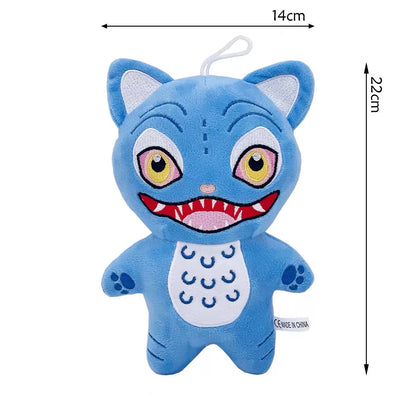 TreasuringU New hot Kpop Demon Plush Toys Game Hunters Tiger Stuffed Toy Doll Blue Tiger Animals Plushie Birthday Gifts