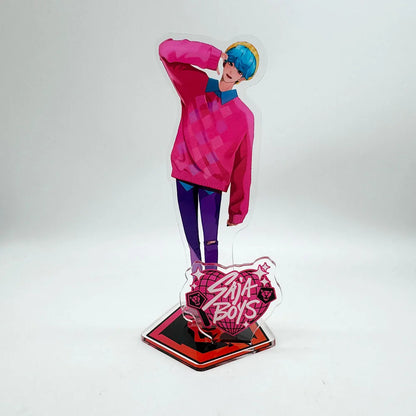 K-Pop Demon Hunters Superstar Rumi Mira Zoe Acrylic KeyChain Standing Plates Backpack Decoration Pendant Ornament Accessories