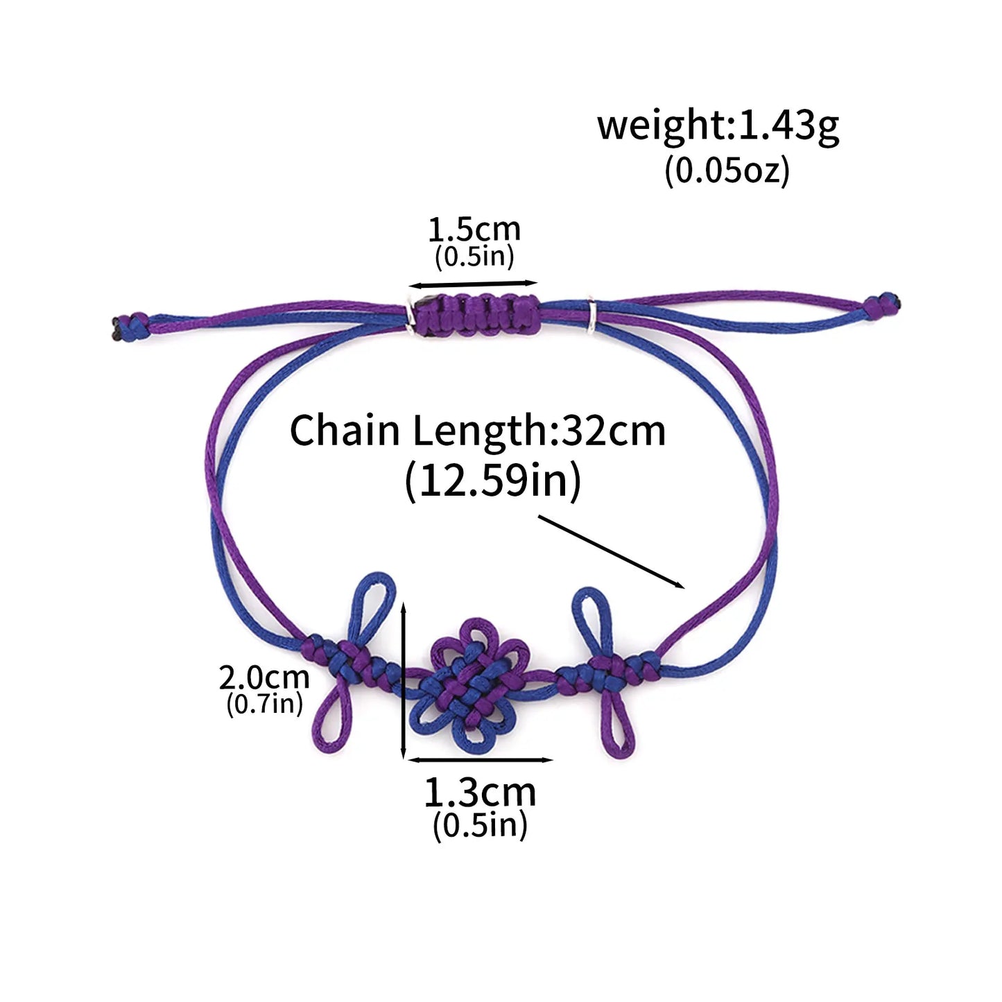 K-Pop Demon Hunters Bracelet Idol Squad Cord Bracelet Witch Slayer Adjustable Lucky Knot Talisman For Protection & Strength