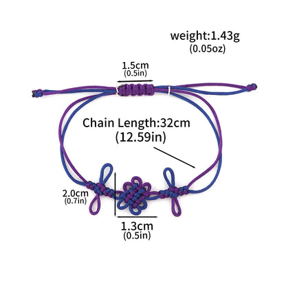 K-Pop Demon Hunters Bracelet Idol Squad Cord Bracelet Witch Slayer Adjustable Lucky Knot Talisman For Protection & Strength