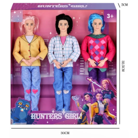 New doll toy Kpop Demon Hunter anime action figure villain Sabe Boy male group doll girl cartoon collection birthday present