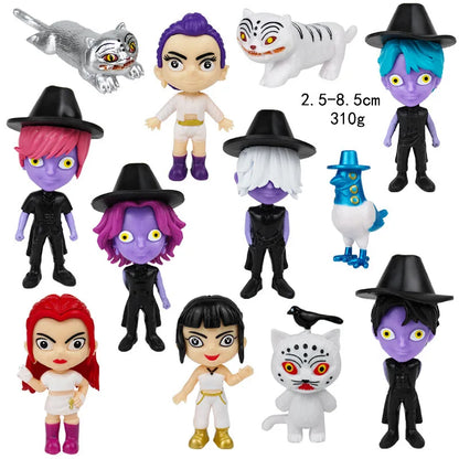 Kpop Demon Hunters Figure Toys Demon Hunters Figures Pvc Model Collectible Game Action Figures Room Decoration Kids Birthday Toy