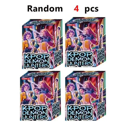 18pcs Kpop Demon Hunters blind box Figure Toy Derpys Tiger Rumi Mira Zoey Sussy Figurine Doll For Fans Christmas birthday Gift
