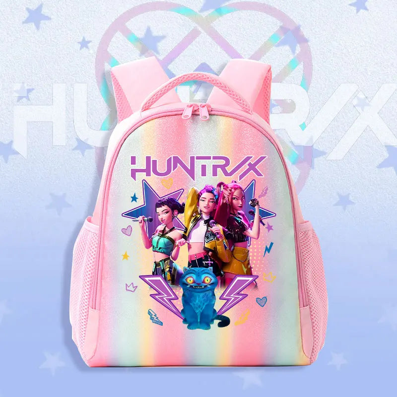 Schoolbag KPop Demon Hunters Children's Backpack Rainbow for K-POP HUNTR/X Rumi Mira Zoey Backpack Gifts Bag Shoulders Bag