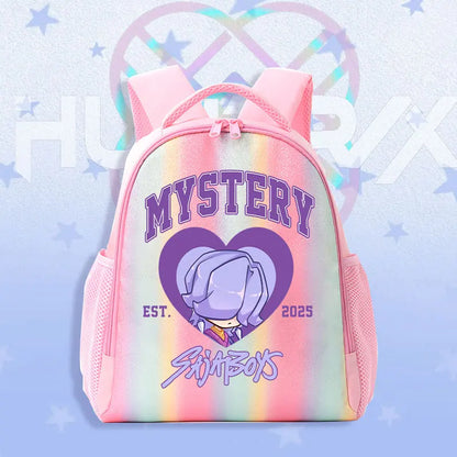 Schoolbag KPop Demon Hunters Children's Backpack Rainbow for K-POP HUNTR/X Rumi Mira Zoey Backpack Gifts Bag Shoulders Bag