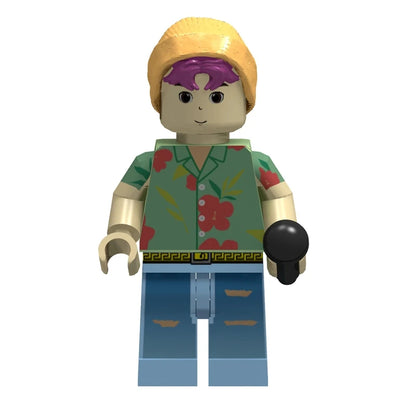 KPOP Demon Hunters Cartoon Model Ornament Kawaii Mini Action Figure Assembly Fans Collection Figures Desktop Decoration Gift