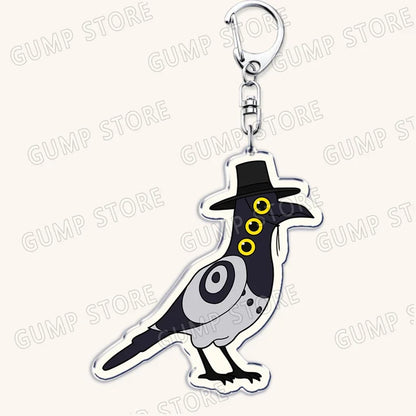 Popular Kpop TV Demon Hunters Huntrix Saja Boys Keychains for Accessories Bag Rumi Zoey Jinu Keyring Jewelry Fans Friends Gifts