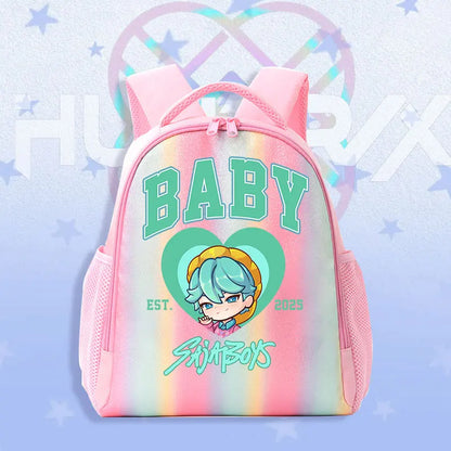 Schoolbag KPop Demon Hunters Children's Backpack Rainbow for K-POP HUNTR/X Rumi Mira Zoey Backpack Gifts Bag Shoulders Bag