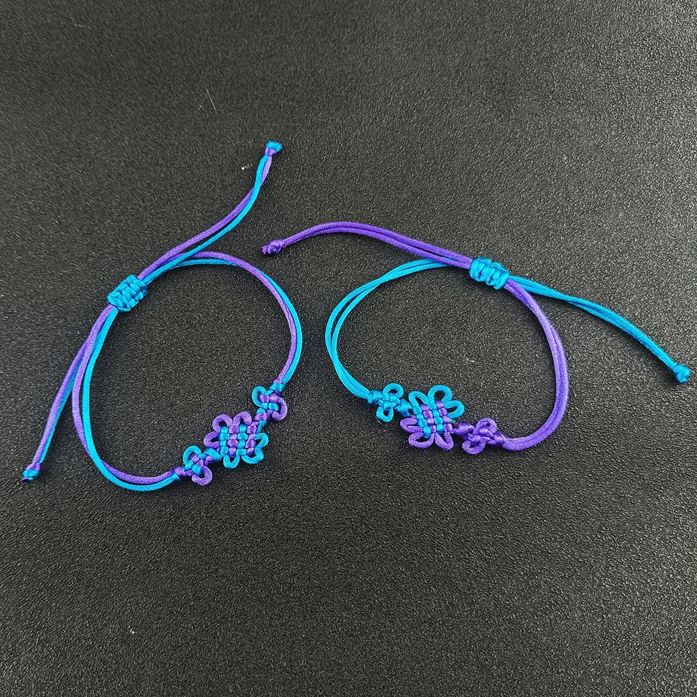 Anime KPop Demon Hunters HUNTR/X Rumi Cosplay Bracelet Woven Rope Chain Pendant Bracelets Jewelry Accessories