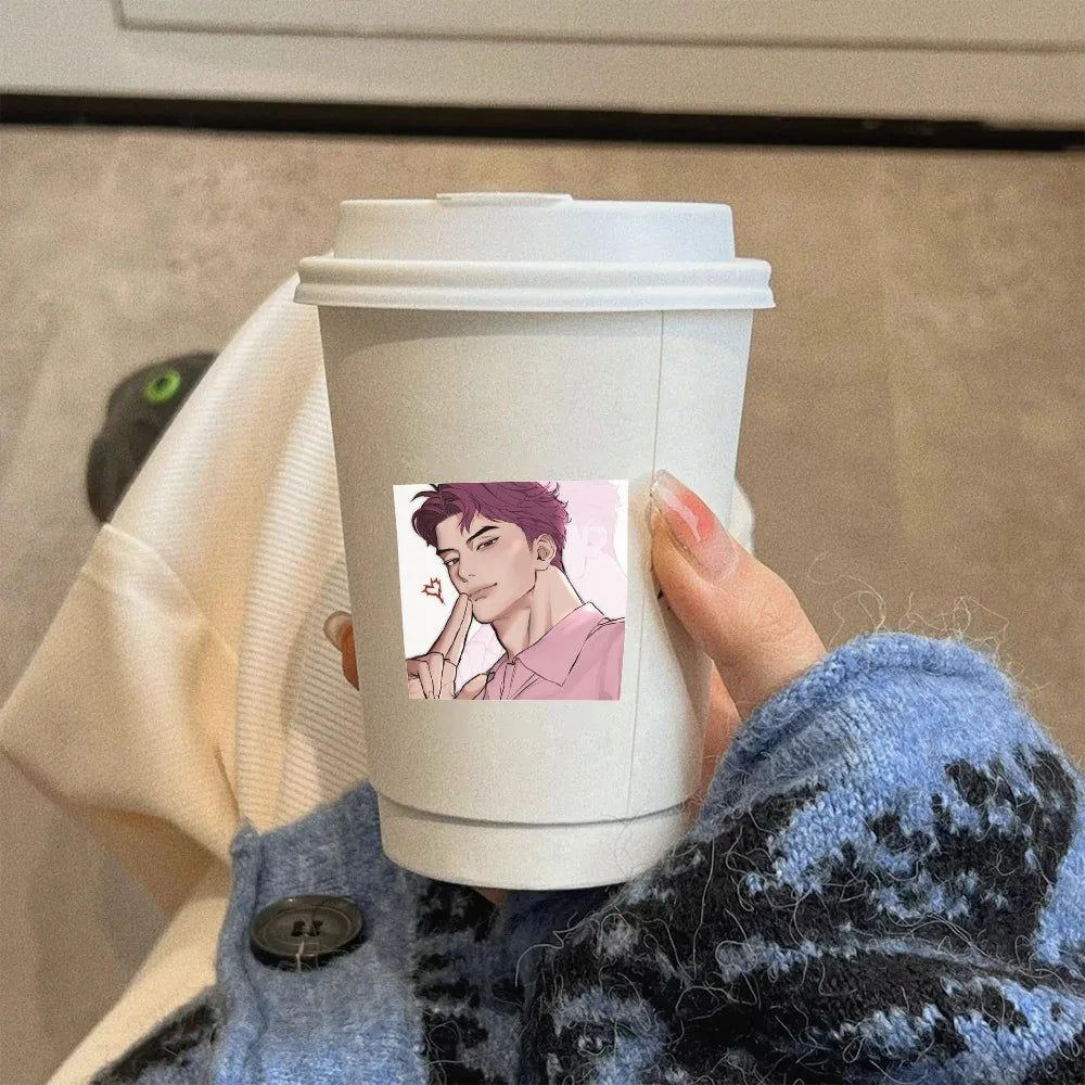 500pcs/Roll K-POP Demon Hunters Stickers for Kids Toys Refrigerator Guitar Luggage Graffiti Envelope Packaging Sealing Gifts