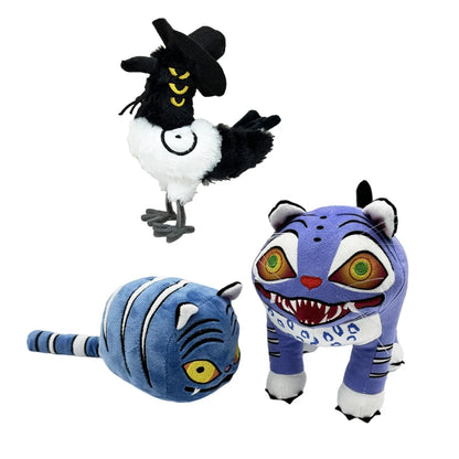 NEW Anime Kpop Demon Hunters Plush Cute K-POP Tiger Plushies Soft Stuffed Desk Decoration Doll Toy Fans Gift Party Favors